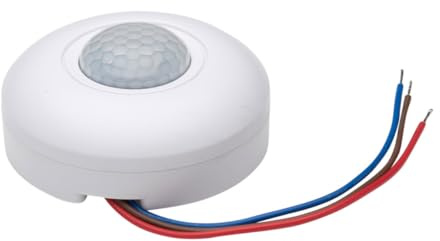 SEWACC Ceiling Mounted PIR Motion Sensor Light Switch AC85V 265V 360° Infrared Motion Detector for Home Lighting Garage Parking Lot Corridor Commercial Indoor Outdoor LED Fixture