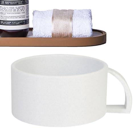 di sapone da barba – in schiuma detergente per rasoio a bocca larga | da barba resistente in acciaio inossidabile antiscivolo | perfetta per gli uomini padre marito fidanzato