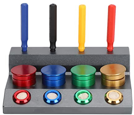 RASTKY 4-teiliges Uhrenöler-Set – Ölerstifte und Aufbewahrungsbecher. Uhrmacher, Ideal Zum Auftragen von Schmiermitteln und Zur Wartung von Zeitmessern
