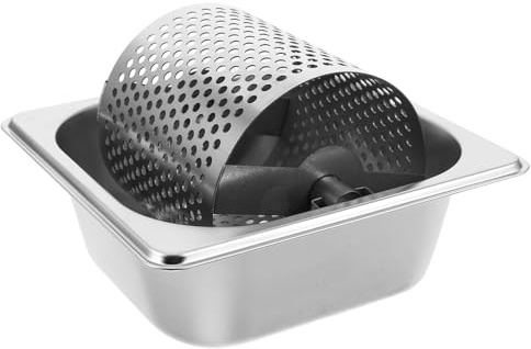 SEWACC Rullo per Burro in Acciaio Inox 1L Strumento per Imburrare Hamburger e Pane per Uso Professionale in Cucina e Barbecue