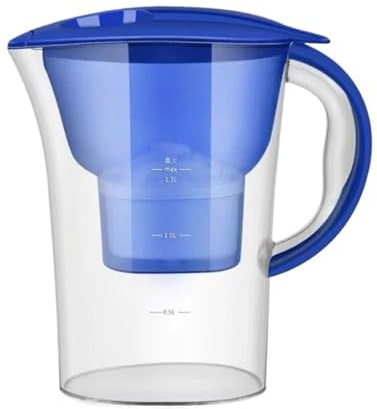 Jarra purificadora de agua 2,5 litros con filtro cuatro capas, ideal for oficina y hogar. Tipo universal