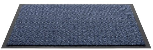 HT F & S Spectra Premium Schmutzfangmatte, robust, waschbar, 90 x 150 cm, Farbe: blau