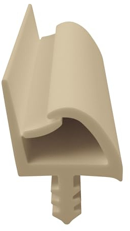DIWARO® Zimmertür-Dichtung ZT008 | weiß, beige, braun, grau und schwarz | 5 lfm für Zimmertüren und Innentüren. Zum Schallschutz und abdichten der Tür. Bestehend aus TPE (Thermoplastischen Elastomer)