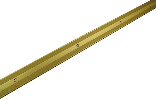 Dalsys Profilo di transizione piatto 32 x 900 mm faggio oro per pavimenti di spessore 6-15 mm, per avvitamento incl. materiale di fissaggio