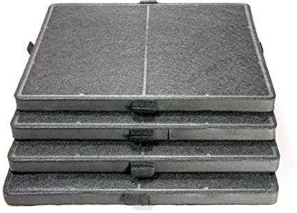 EVH-XTRA® Premium Aktivkohlefilter kompatibel/Ersatz passend für Miele, Dunstabzugshaube, alternativ für DKF17-1, wie 7932330, 2 Pack DKF16, 4 Stück DKF12