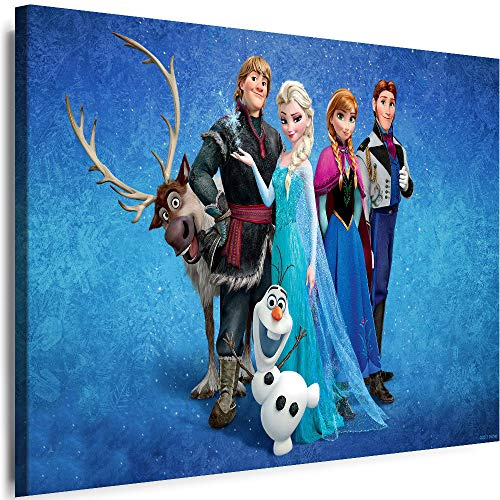 Julia-Art - Bilder Film Cartoons Tiere Kinder Prinzessin 80 x 60 cm LeinWandBilder Xxl - 1 Teilige WandBilder Art 3D Modern Kunstdrucke w-a-2063-9