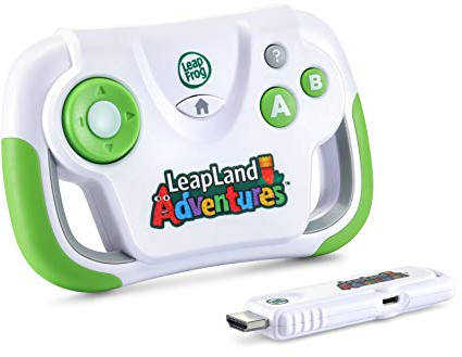LeapFrog LeapLand Adventures, Kids Game Console, Educational Games Console with 150+ Learning Activities, Handheld Console for Boys and Girls, Gaming Console with Letters, Shapes and Numbers, 3 Years+