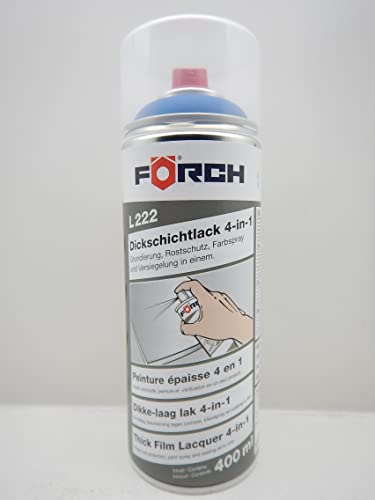 Förch 4 in 1 RAL 5010 ENZIANBLAU BLAU DICKSCHICHTLACK LACK SPRAY SPRAYDOSE 400ML (1)