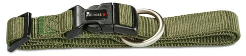 Wolters Halsband Professional extra-breit, Farbe:Olive, Größe:S 18-30 cm x 15 mm