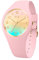 ICE-WATCH - Ice Horizon Pink Girly - Montre Rose pour Femme avec Bracelet en Silicone - 021362 (Small)