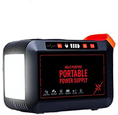 BOBOBH 24000 Mah 88.8 Wh Portable Power Station - Dual USB Port Powerful Solar Charger with Quick Charging 3.0/Flashlight for Home Use Outdoor Camping/UK Plug