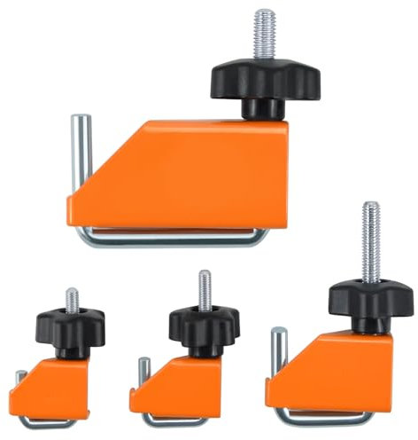 CENWOTL 4pc Fuel Line Water Hose Clamp Set Brake Pipe Fluid Pinch Tool Set(Orange)