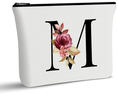 TPZORJX 1 Stück M personalisierte Kosmetiktasche Geburtstagsgeschenk für Frauen, Mütter, Freundinnen und Brautjungfern, für Frauen