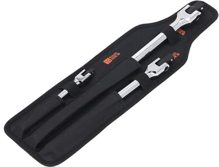 Risegun Breaker Bar Set 3 Pcs 1/4in 3/8in 1/2in Drive Rotatable Head Extension Break Bars Long Socket Wrench