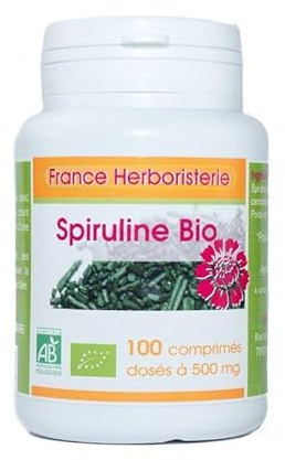 SPIRULINE ECOCERT 100 comprimés