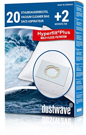 Megapack - 20 Staubsaugerbeutel passend für AEG - Smart 485 Bodenstaubsauger von dustwave® Markenstaubbeutel Made in Germany + inkl. Micro-Filter