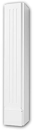 Profhome Dekorative Kaminstütze 164005 85,9 cm x 17 cm x 15,2 cm aus extrudiertem Polystyrol (XPS) vorgrundiert