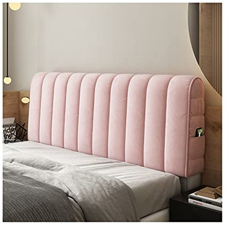 ZZDXW Bett Kopfteil Bezug Bett 180/120/150/200/220cm Dehnbare Bett Kopfteilbezug Boxspringbett All-Inclusive Kopfteile Abdeckung Staubdicht Kopfteilabdeckung Waschbar Bettkopfteil Hussen