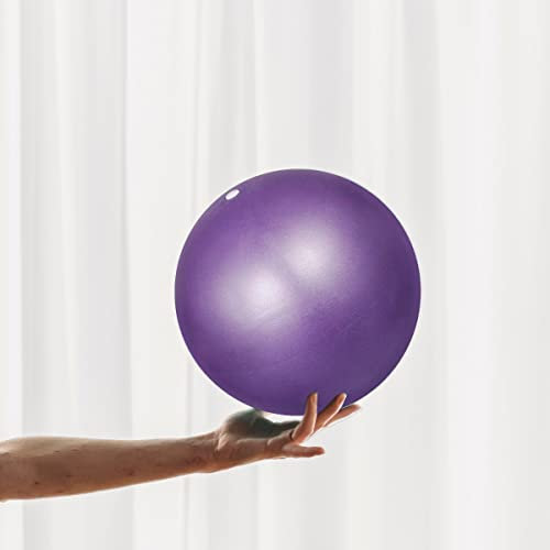 TEKLiNe Yoga-Pilates-Ball, 25 cm, Fitness-Gymnastik, Fitnessball, Training, Physik, Fitnessball, 25 cm, für Yoga, Pilates, Training, Zuhause, Fitnessball