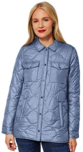 Street One Damen A211617 Leichte Steppjacke, Light Stormy Blue, 36