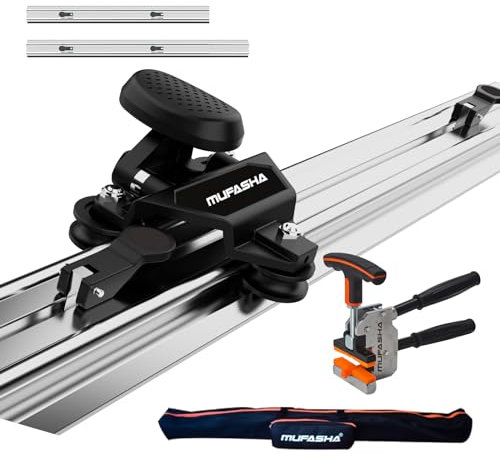 70 Inch Large Manual Tile Cutter with Aluminum Alloy Rails Porcelain Ceramic Tile Cutter With Case Cutting Length Up To 62.9 Inches