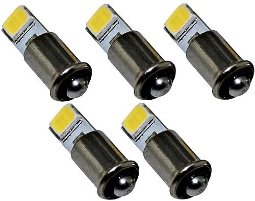 2x 5x 12x MS4 LED Lampen AC/DC 10V bis 22V Modellbahn Modellbau warmweiß kaltweiß (warmweiß, 5)