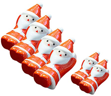 repose-baguettes, repose-baguettes en céramique, porte-baguettes en céramique du Père Noël, repose-baguettes en porcelaine, porte-baguettes for couteau, fourchette, cuillère, porte-baguettes, ensemble