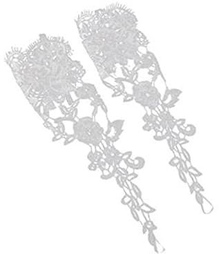 GALPADA Fingerlose Spitzenhandschuhe Für Die Hochzeit Strass-spitzenhandschuhe Für Die Braut Handschuh-set Ellenbogenlange Transparente Handschuhe Für Die Hochzeitsfeier