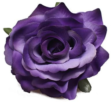 IMINI Broches de flor grande de rosa broche clásico para fiesta de bodas de baile banquete para mujeres alfileres de solapa elegantes accesorios de novia joyas regalos de San Valentín, Metal, morado