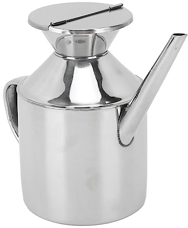 WGFOIP Ölflasche, Leicht zu Reinigender Öltopf für Camping Zum Kochen von Wein Zum Kochen (Mit Griff)