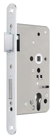 BKS Panikschloss mit Rettungsfunktion D B-1201, Profilzylinder | Dornmaß 65 mm, Stulp 24 mm, DIN Links, Entfernung 72 mm, Lochung Vierkant 9 mm, 2-tourig f. Holz- oder Stahltüren von SOTECH