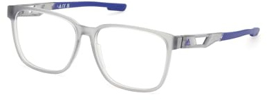 adidas Sport Brille mit Sehstärke für Unisex optional mit Sonnenbrillentönung oder Blaulichtfilter, Rund, gefertigt aus Kunststoff, Modell: SP5073 (inklusive Brillenetui)