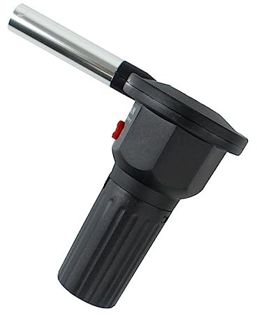 BESPORTBLE Feuergebläse Batteriebetrieben Für Grill Luftgebläse Outdoor-Camping Picknick Holzkohlegrill Barbecue Mit Abs-aluminiumlegierung Einfach Zu Bedienen