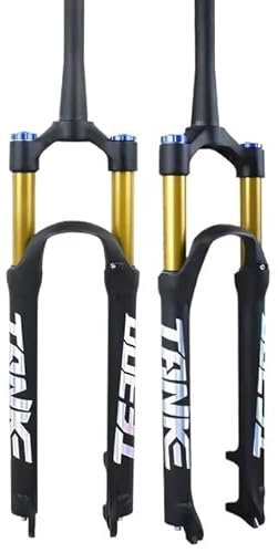 ZiYouao Fahrrad Gabel Fahrradgabel Rückprall einstellbar MTB Air Front Suspension 26/27.5/29 Zoll 120mm Federweg Quick Release Gabel Fahrradzubehör Fahrradgabeln(29 Tapered)