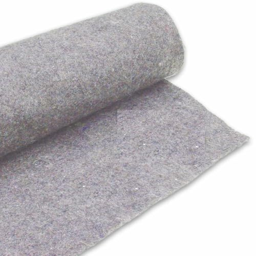Qualitäts - Teichvlies 300 g/m² - 50qm in 1m Breite - Teichfolienunterlage Schutzvlies Poolvlies
