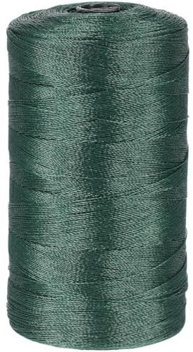 Gadpiparty 1Roll Heavy Duty Nylon Twine String for Fishing Net Repair and DIY Crafting Multi Use Durable Fishing Line for Shrimp Nets and Binding Needs Ply Design