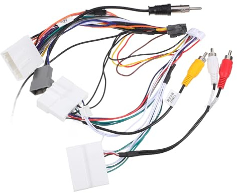 Hemobllo Adattatore Cablaggio Autoradio e Cablaggio Impianto Stereo Auto Alimentazione Stabile Plug-and-play per Dispositivi Navigazione Schermo Grande per Uso Automobilistico