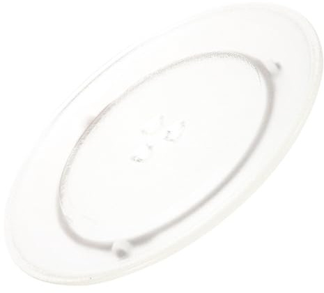 FIXOSHEE 1 juego Plato Giratorio de Vidrio para Microondas Incluye Soporte y Acoplamiento Resistente y de Instalar Accesorio de para Cocción Microondas