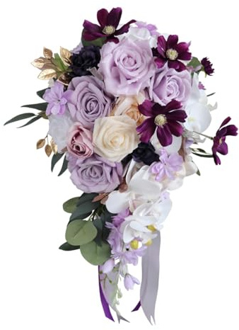 Künstlicher Blumenstrauß, Hochzeit, Brautstrauß, multifunktional, Foto-Requisite, Handblumen für Valentinstag, Abschlussfeier