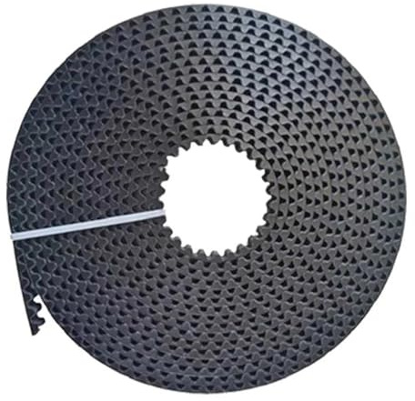 pour Porte De Garage PU S8M, Courroie Crantée STD8M, Courroie D'entraînement pour Porte Coulissante Automatique Courroie Transmission Moteur(Width: 10mm,Length: 5M)