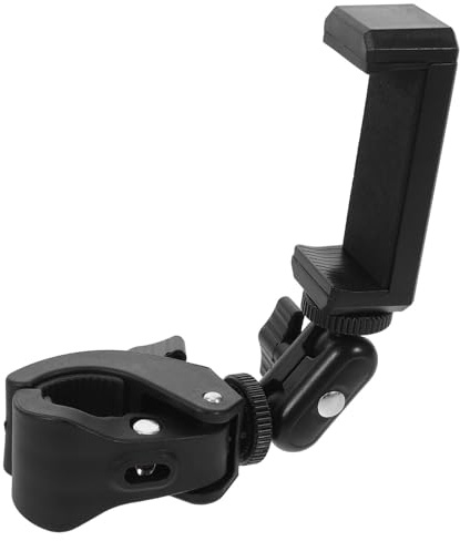NIYANGLE Supporto per cellulare per clarinetto, girevole a 360°, con chiusura rapida, portatile, in materiale robusto, per clarinetti e smartphone, 114-17,8 cm, versatile supporto musicale per