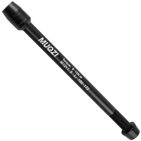 Wapasezyar Fahrrad Rollentrainer Steckachse, M12 x 1.0 Gewindesteigung, für Indoor Rennrad Mountainbike (160-172mm)