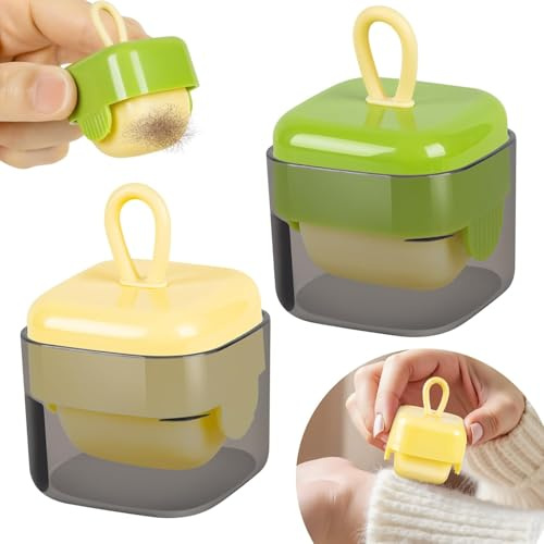 2Pcs Mini Portable Lint Roller, Reusable Lint Rollers, Washable Sticky Roller for Pet Hair Debris Removal Tool - Mini Lint Roller for Purse and Household