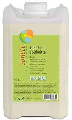 Detergente para lavavajillas Lemon: para lavar a mano, tensioactivos vegetales puros