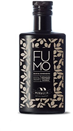 Antico Frantoio Muraglia Fumo Olio Extra Vergine di Oliva Affumicato con Legno Naturale, 250 ml