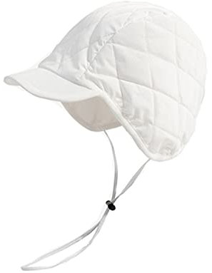 CLAPE Wasserdicht Fliegermütze Trappermütze mit Ohrenklappen Short Brim Baseball Cap Winter Cap Herren Damen Fullcap mit Kaschmir