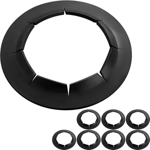 (8-Pack) 3/4 Axle Push Nuts, Dolly Wheel Lock Washers with Oiled Phosphate Finish - Fit 3/4” Axle Rods on Dollies, Yard Trailers, and Lawn Wagons