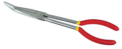 Pinza Becchi Lunghi 28 cm Punta Curva Extra Lunga Accensione Auto