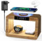 Wireless Ladestation mit Wecker Digital & Nachtlicht，5 in 1 Kabelloses Schnell-Ladegerät mit Adapter und Kabel, Wireless Charger für iPhone, AirPods Pro, Apple Watch