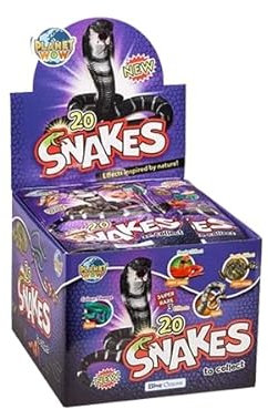Generisch Blue Ocean Snakes Planet Wow Sammelfiguren 2024 – 1x Display je 20 Sammeltüten